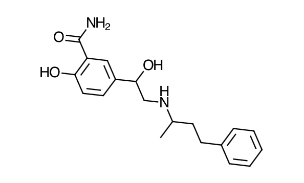 Labetalol hydrochloride -  2-Hydroxy-5-[1-hydroxy-2-[(1-methyl-3-phenylpropyl)amino]ethyl]benzamide  hydrochloride, Labetalol hydrochloride